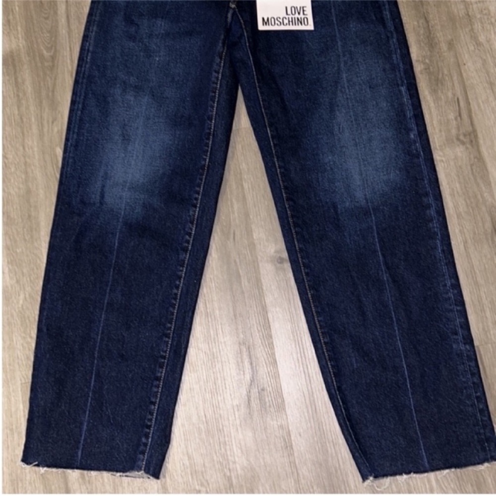 ❤️🔥FIRM PRICE❤️🔥 Authentic Love Moschino Straight Leg blue jeans - Picture 6 of 12